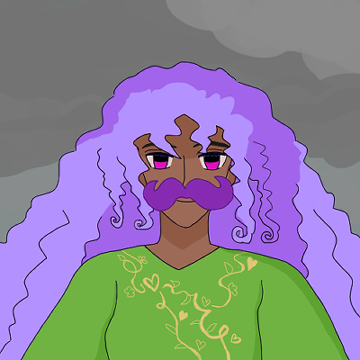 additional to below: khalida with an amazing purple mustache.